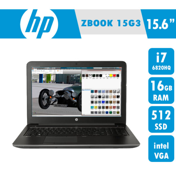 لپ تاپ اچ پیZBOOK 15 G3 /i7/16/512 SSD