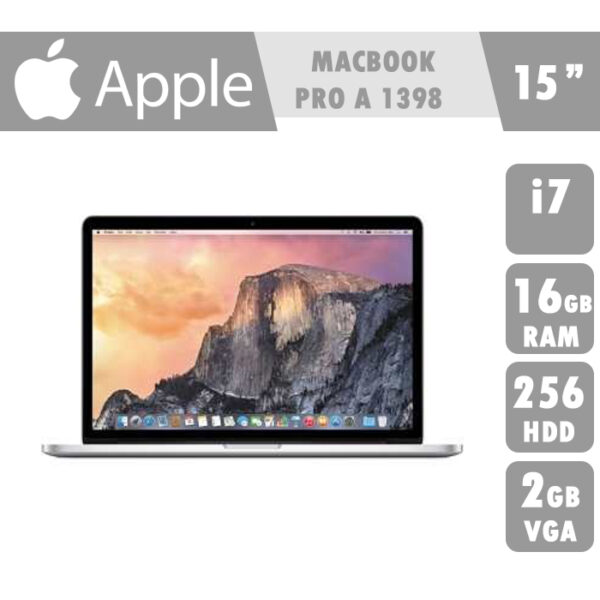 لپ تاپ اپل macbook PRO A1398