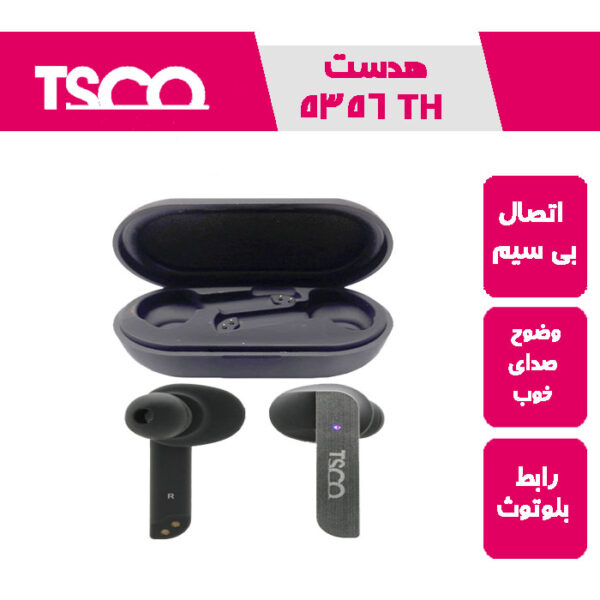 هندزفری بلوتوثی تسکو TWS TH5356 مشکی