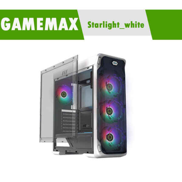کیس Gamemax Starlight FRGB White